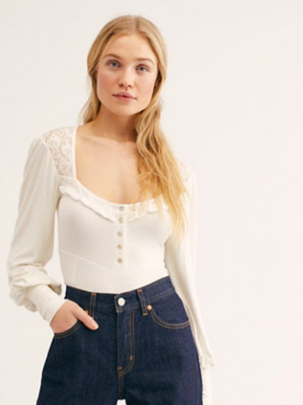 Free People Kissin Kate Solid Top